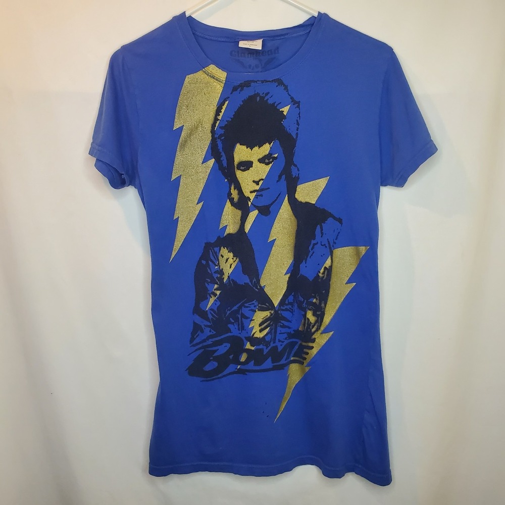 Vintage Glamhead David Bowie T-Shirt Women's  L (runs small)